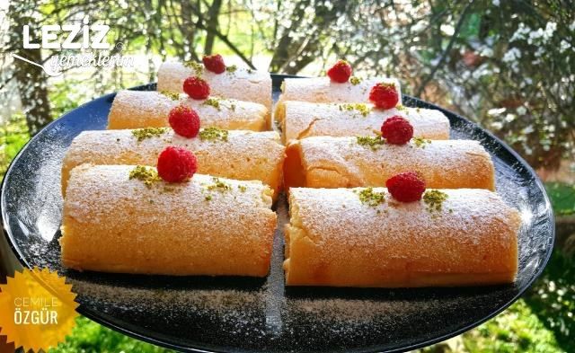 Evde Muzlu Rulo Pasta Yapımı