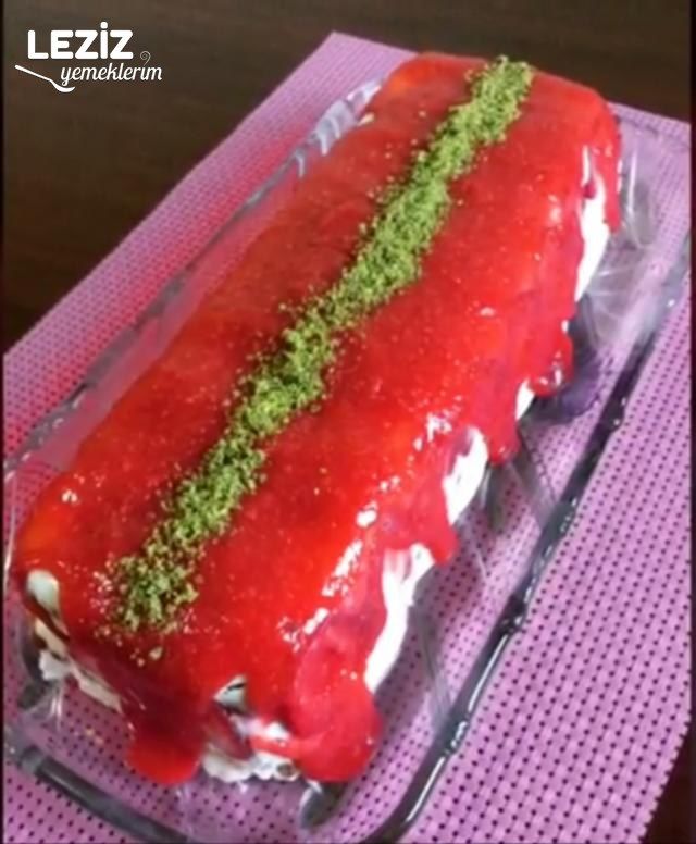 Çilekli Pasta Yapımı