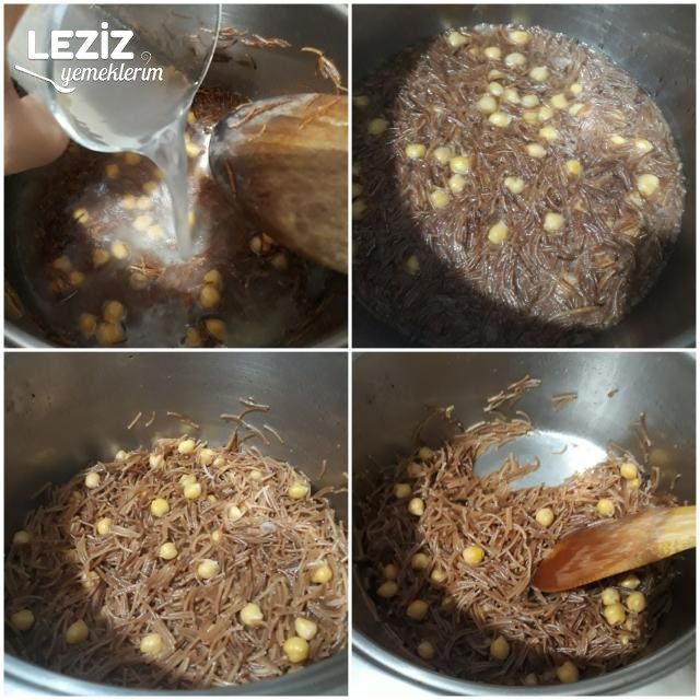 Nohutlu Tel Şehriye Pilavı