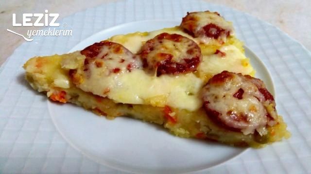 Fırında Kahvaltılık Sucuklu Patates