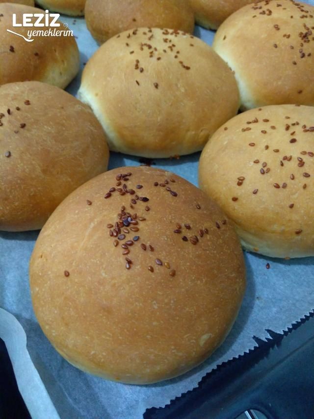 Ev Yapımı Hamburger Ekmeği Nasıl Yapılır