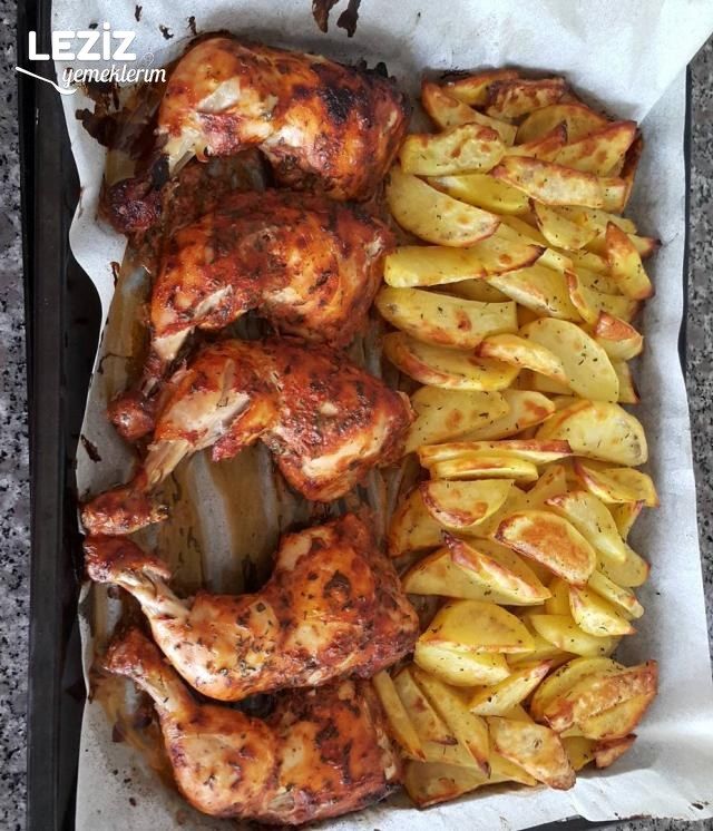 Fırında Tavuk Patates