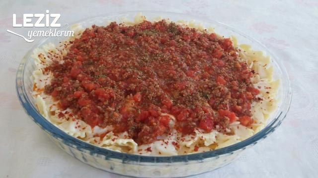 Nefis Soslu Yoğurtlu Makarna Tarifi