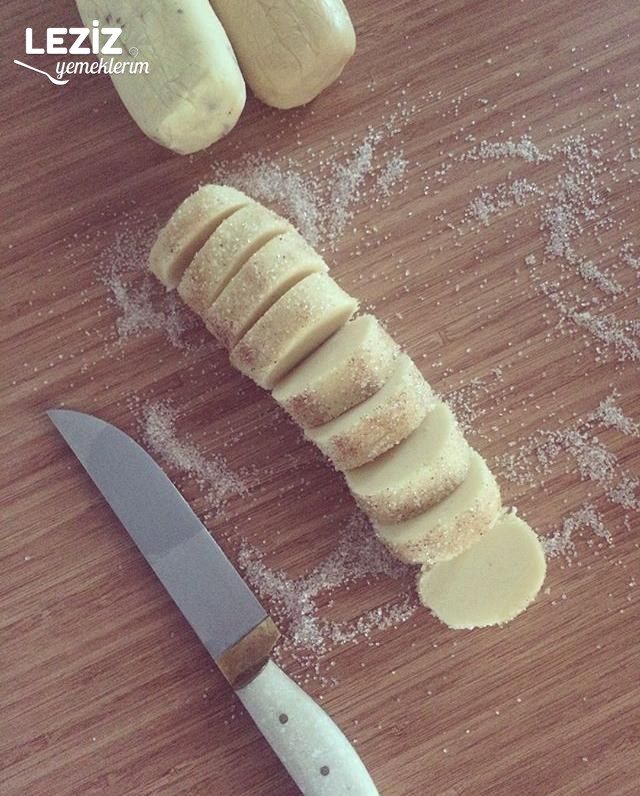 Rulo Elmas (Kum) Kurabiye