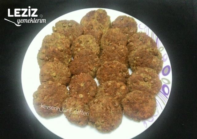 Kızartma Yeşil Mercimek Köftesi Tarifi