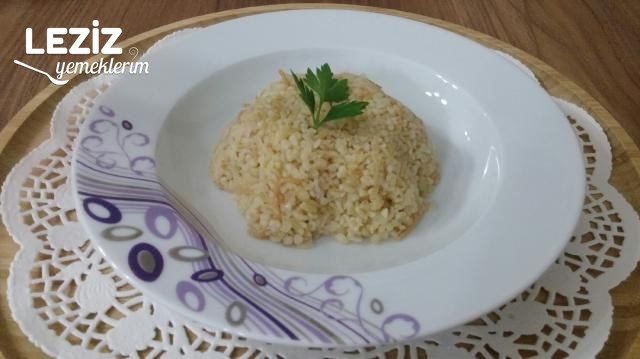 Nefis Tel Şehriyeli Bulgur Pilavı Tarifi