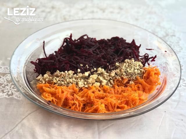 Yoğurtlu Havuçlu Cevizli Pancar Salatası Tarifi
