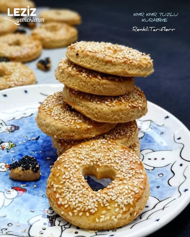 Kıyır Kıyır Tuzlu Kurabiye (Tadı Müthiş)
