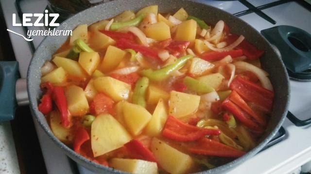 Tencerede Etsiz Patates Yemeği Tarifi