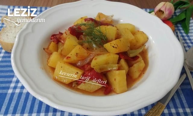 Tencerede Etsiz Patates Yemeği Tarifi