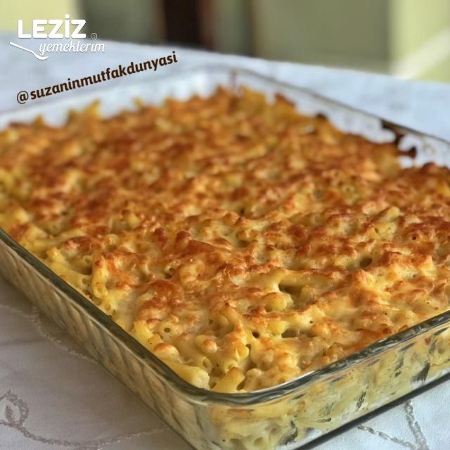 Fırında Beşamel Soslu Makarna Tarifi