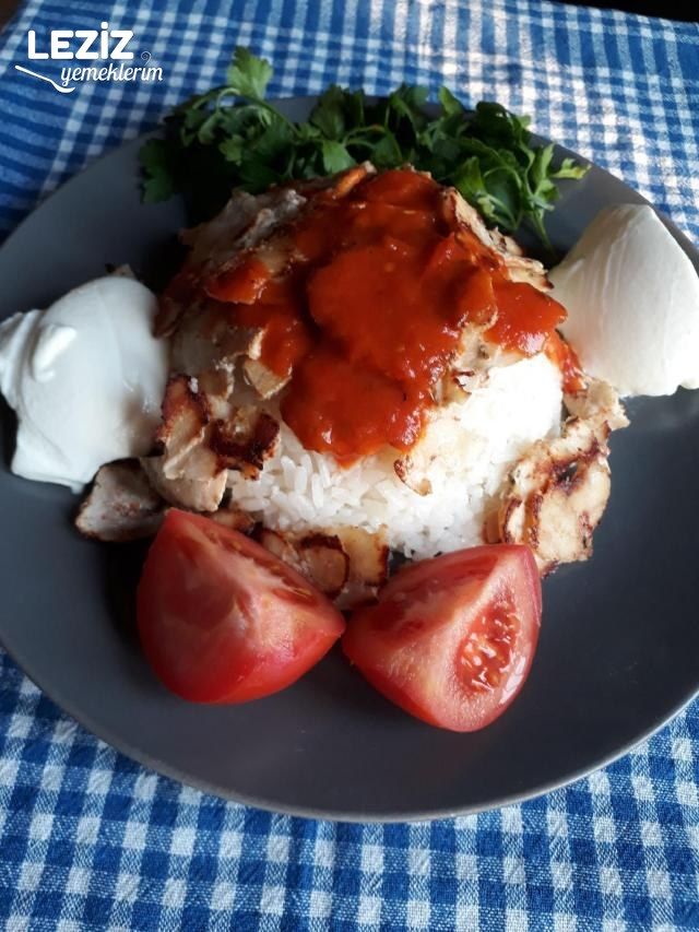 Pilav Üstü Soslu Tavuk Döner Tarifi