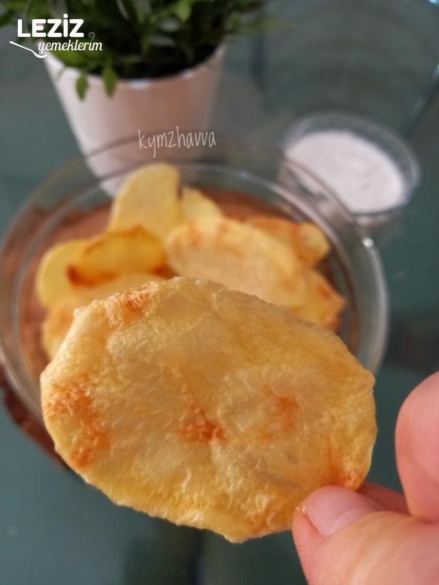 Mikrodalgada Ev Yapımı Patates Cipsi