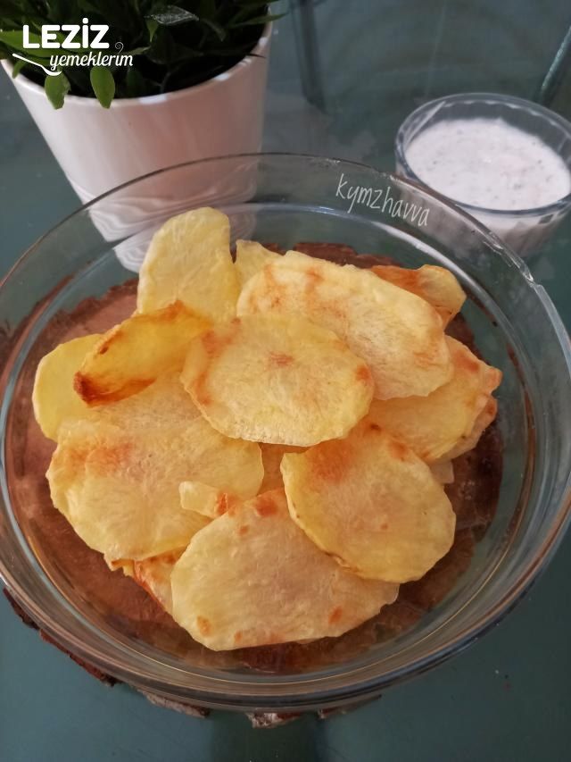 Mikrodalgada Ev Yapımı Patates Cipsi