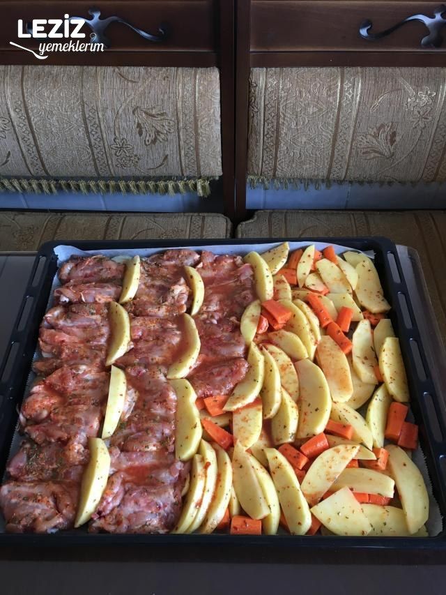 Havuçlu Patatesli Kelebek Tavuk