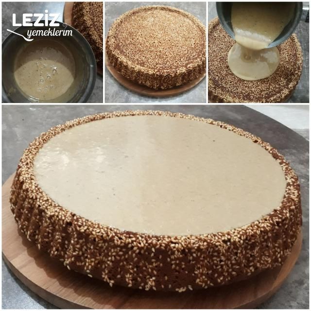 Tahin Soslu Tart Kek