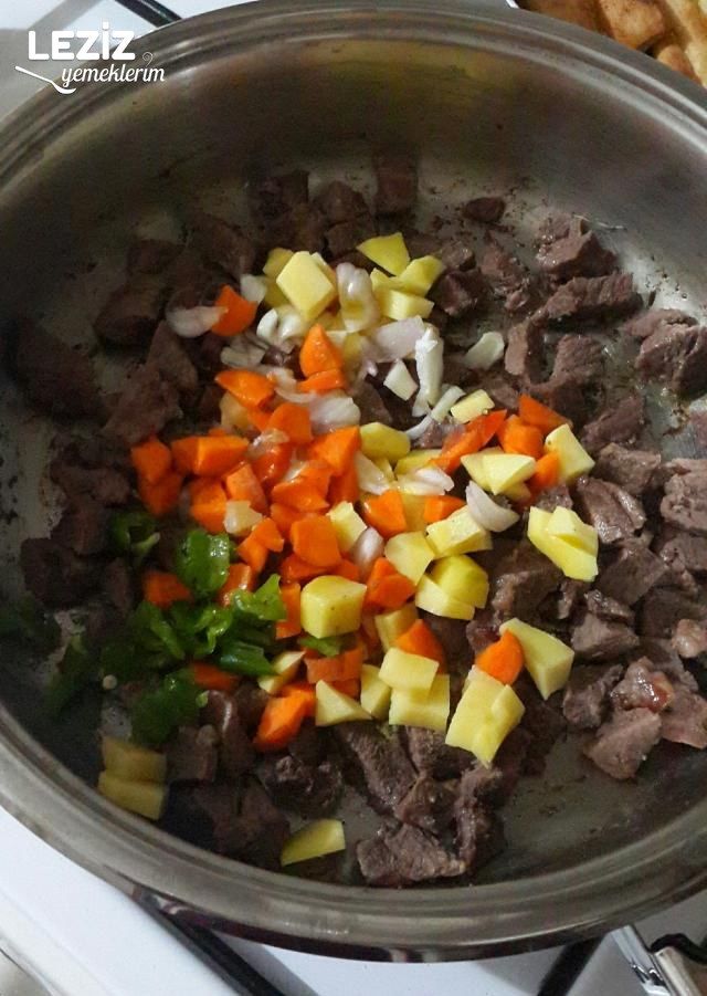 Sebzeli Etli Pilav