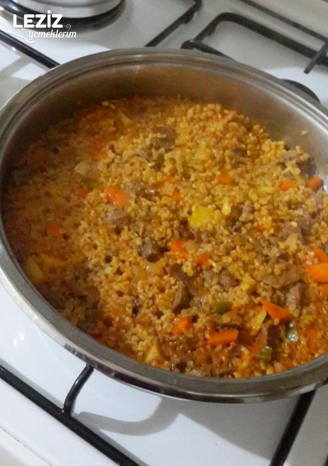 Sebzeli Etli Pilav