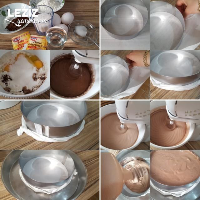 Muhteşem Sünger Köstebek Yaş Pasta (Aşama Aşama)