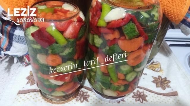 Karışık Doğrama Nefis Turşu Tarifi
