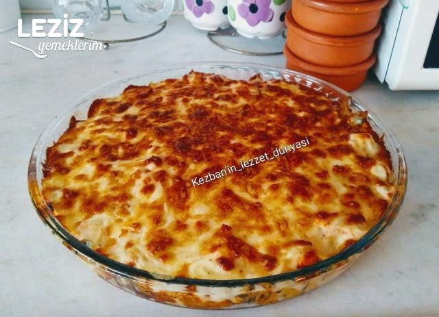 Fırında Beşamel Soslu Patatesli Tavuk