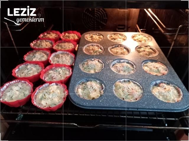 Muffin Kalıbında Patatesli Kek