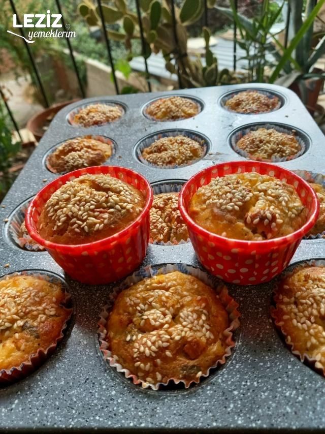 Muffin Kalıbında Patatesli Kek