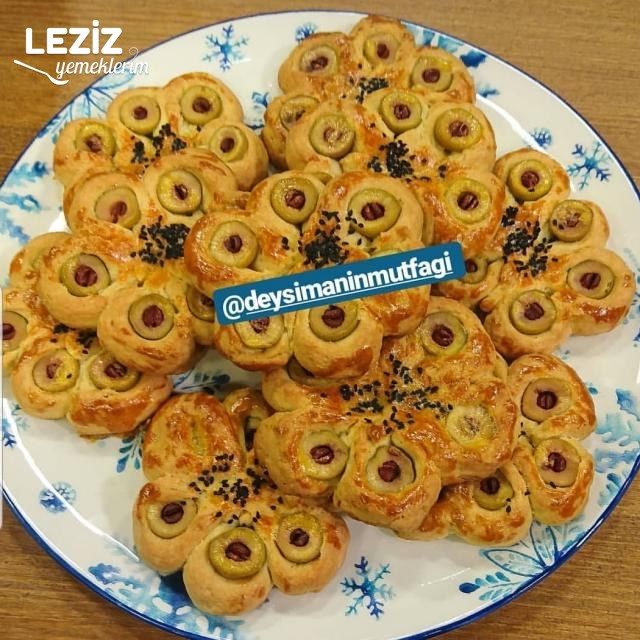 Zeytinli Çiçek Poğaça