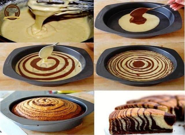 Aşama Aşama Zebra Kek Tarifi
