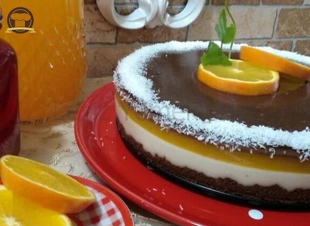 Portakal Soslu Cheesecake