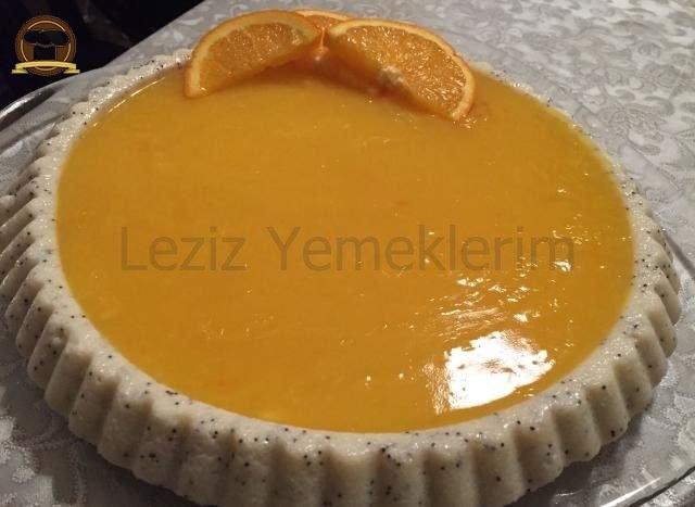 Haşhaşlı Ve Portakal Soslu İrmik Tatlısı