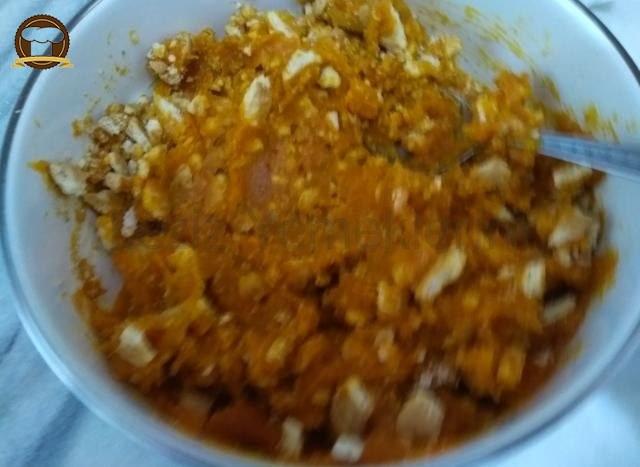 Balkabaklı Piramit Pasta