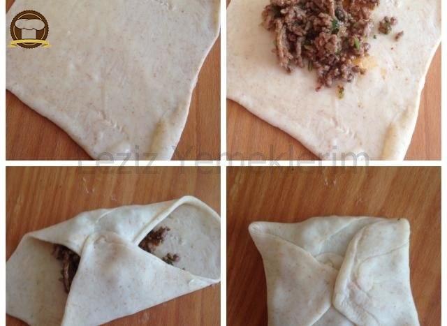 Nefis Elde Açma Kıymalı Bohça Börek
