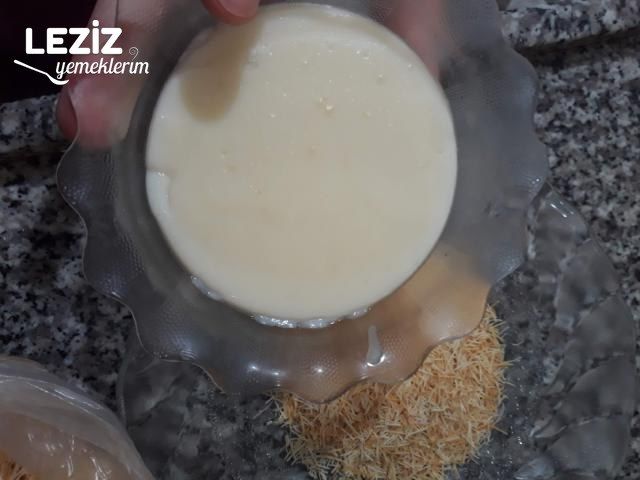 Ev Yapımı Pudingle Samanlıdağ Tatlısı