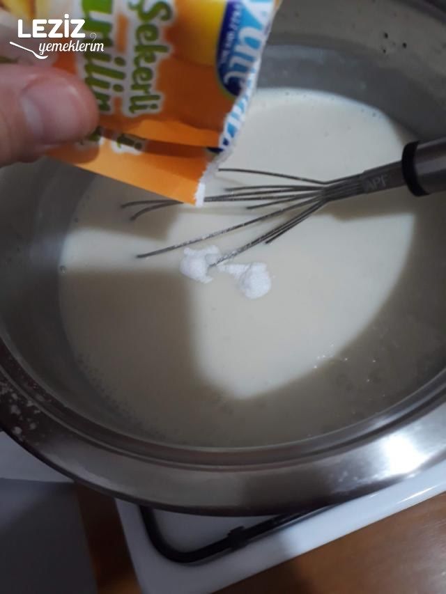 Ev Yapımı Pudingle Samanlıdağ Tatlısı