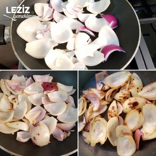 5 Dk’da Közlenmiş Soğan Salatası (Mükemmel)