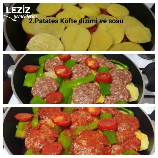 Tencerede Pratik Köfte Patates Yemeği