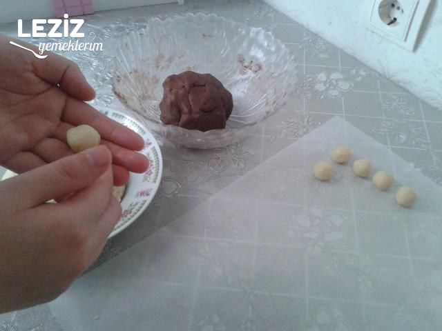 İki Renkli Papatya Kurabiye