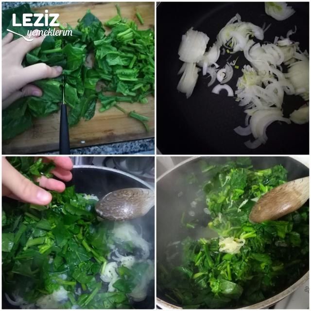 Beşamel Soslu Ispanak Yemeği