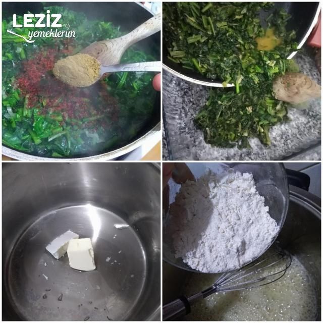 Beşamel Soslu Ispanak Yemeği