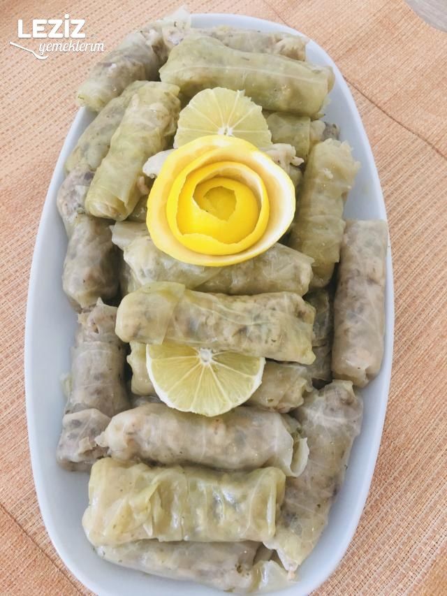 Zeytinyağlı Beyaz Lahana Dolması