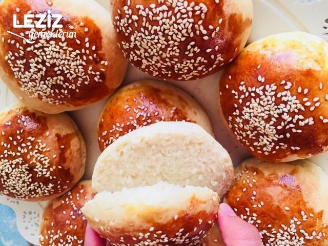 Hamburger Ekmeği (Ev Yapımı)