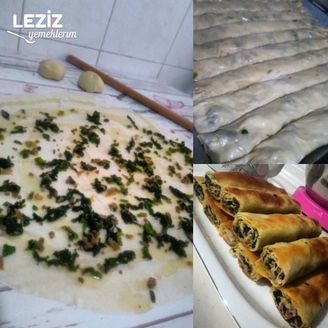 Ispanak Ve Kıymalı Kol Böreği