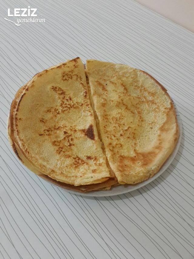 Gözleme Tadında Kaşarlı Krep