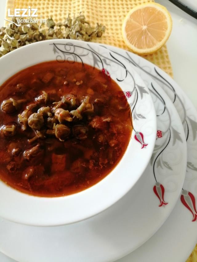 Kuru Çiçek Bamya Çorbası Tarifi