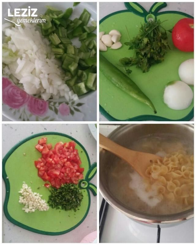Sebzeli Makarna Tarifi