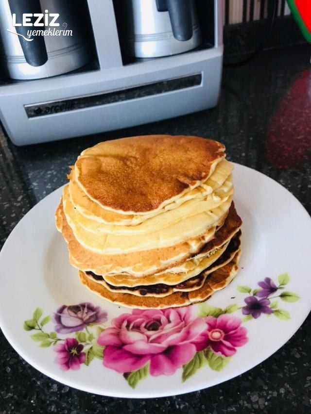 Evde Pankekten Waffle