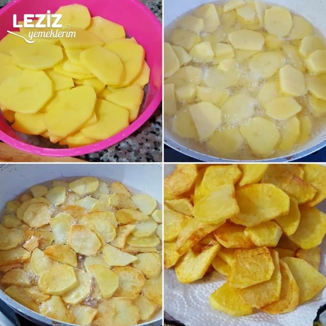 Pratik Patates Kızartması Salatası