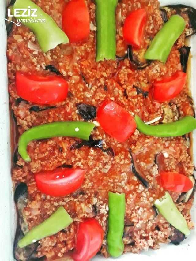 Kızartmadan Fırında Patlıcan Oturtma