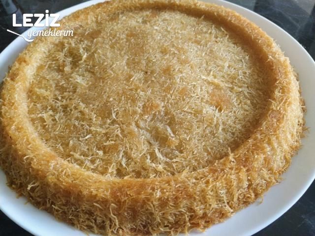 Tart Kalıbında Muhallebili Kadayıf Tarifi
